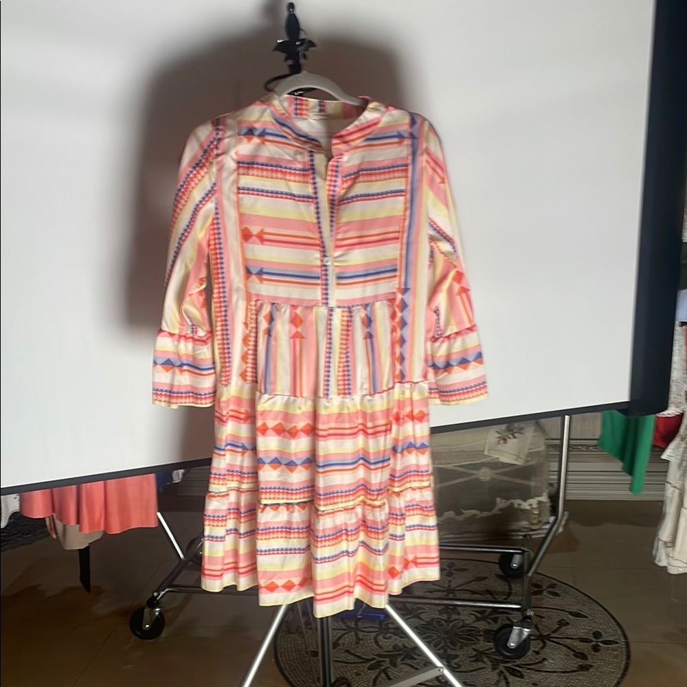 Colorful Striped A-Line Skirt